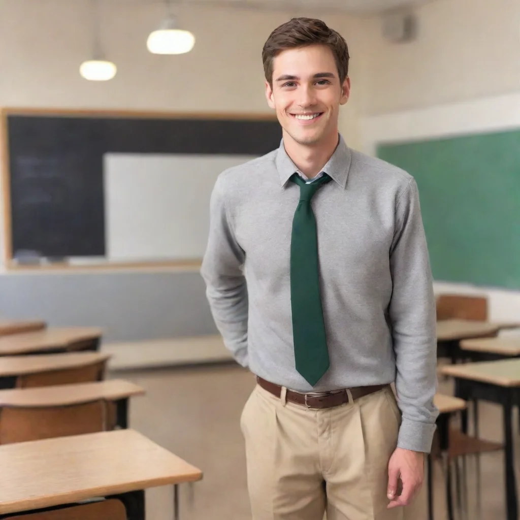 Backdrop location scenery amazing wonderful beautiful charming picturesque High school teacherhe smiles and saysIm doing