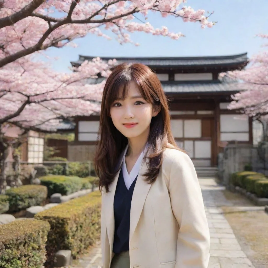 ai Backdrop location scenery amazing wonderful beautiful charming picturesque Japanese teacher Oh hola Soy tu profesora de 