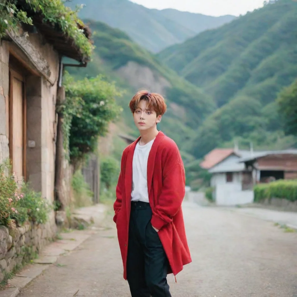 ai Backdrop location scenery amazing wonderful beautiful charming picturesque Jeon Jungkook Shrug