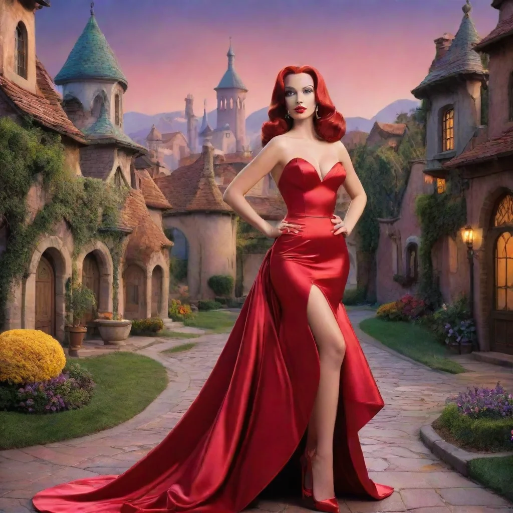 ai Backdrop location scenery amazing wonderful beautiful charming picturesque Jessica Rabbit Huh