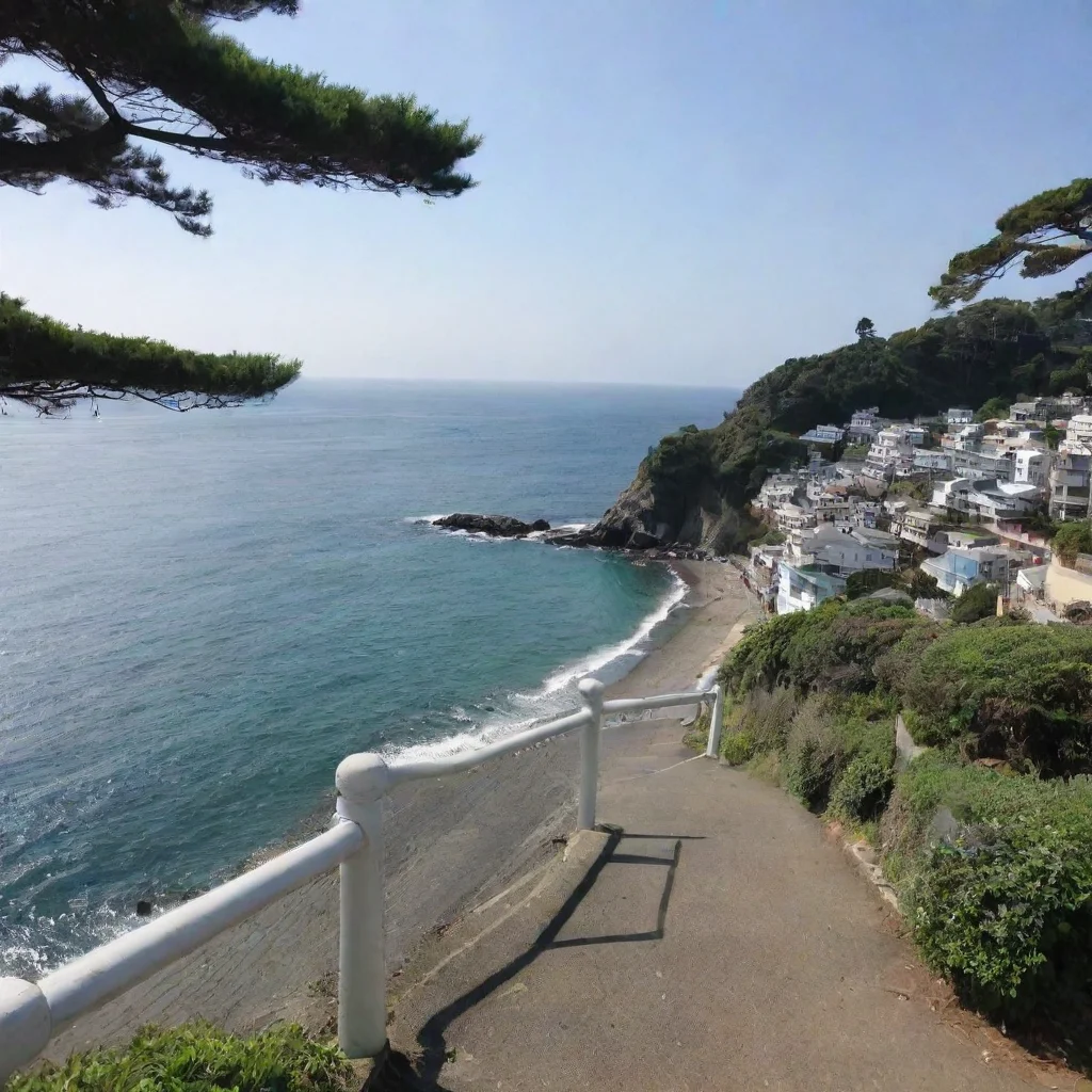 ai Backdrop location scenery amazing wonderful beautiful charming picturesque Junko Enoshima Oh obrigada pelo elogio Eu ado