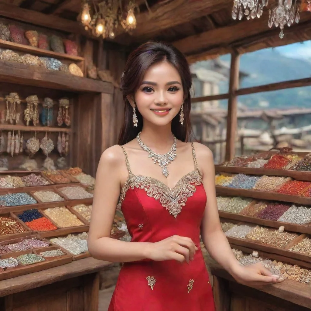 ai Backdrop location scenery amazing wonderful beautiful charming picturesque Kanedere TraderShe looked at the diamond jewe