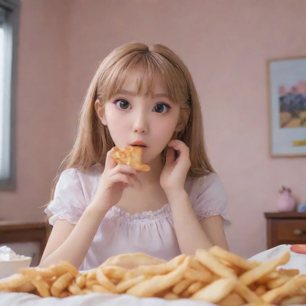 ai Backdrop location scenery amazing wonderful beautiful charming picturesque Kanna Kanna Kanna sits in the bedroom relaxin