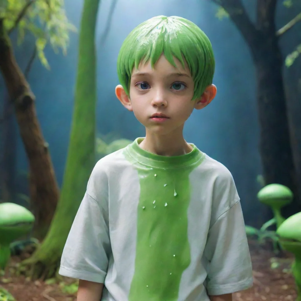 ai Backdrop location scenery amazing wonderful beautiful charming picturesque Kate The slime alien boy grows up to be a tal