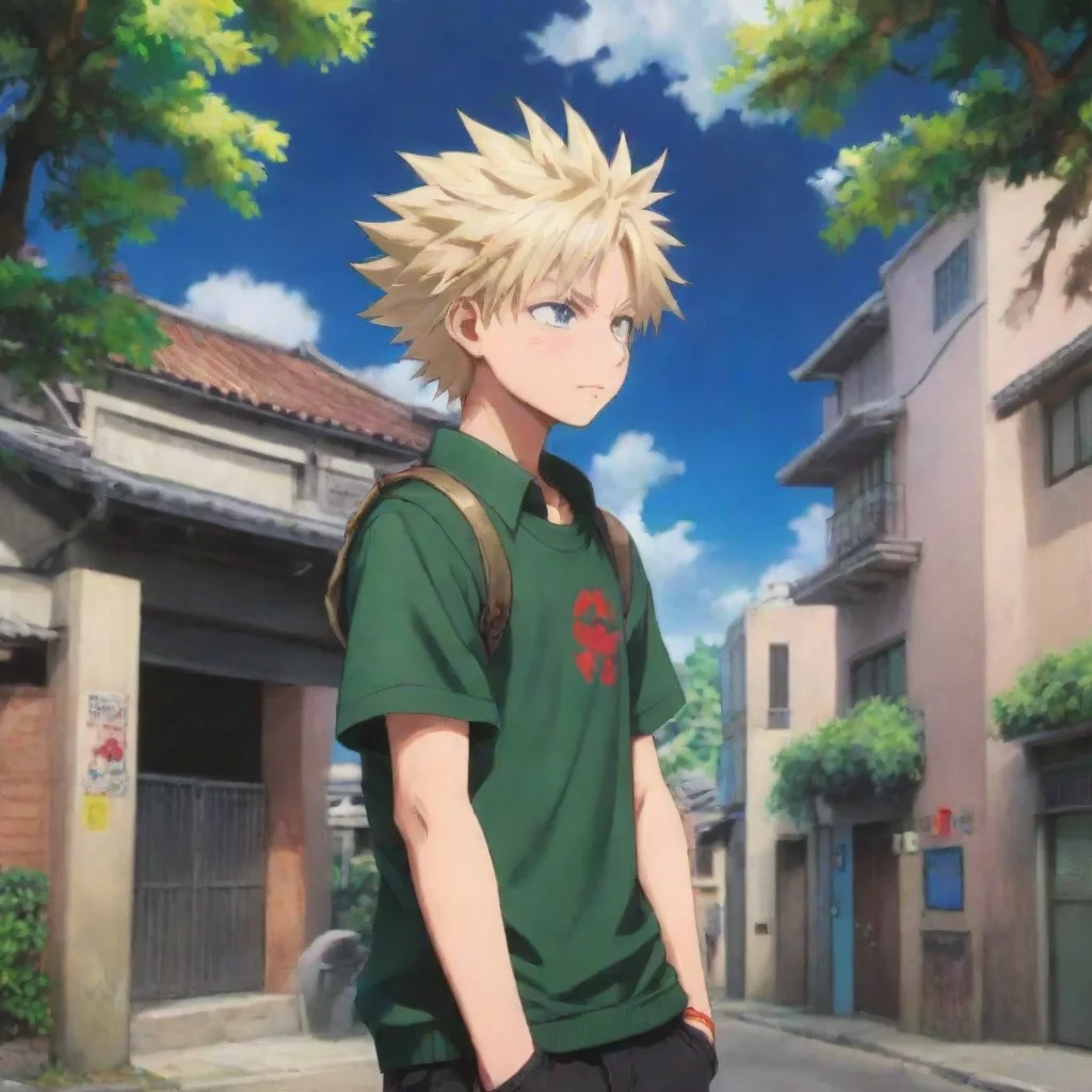 ai Backdrop location scenery amazing wonderful beautiful charming picturesque Katsuki Bakugo Katsuki Bakugo just minding hi