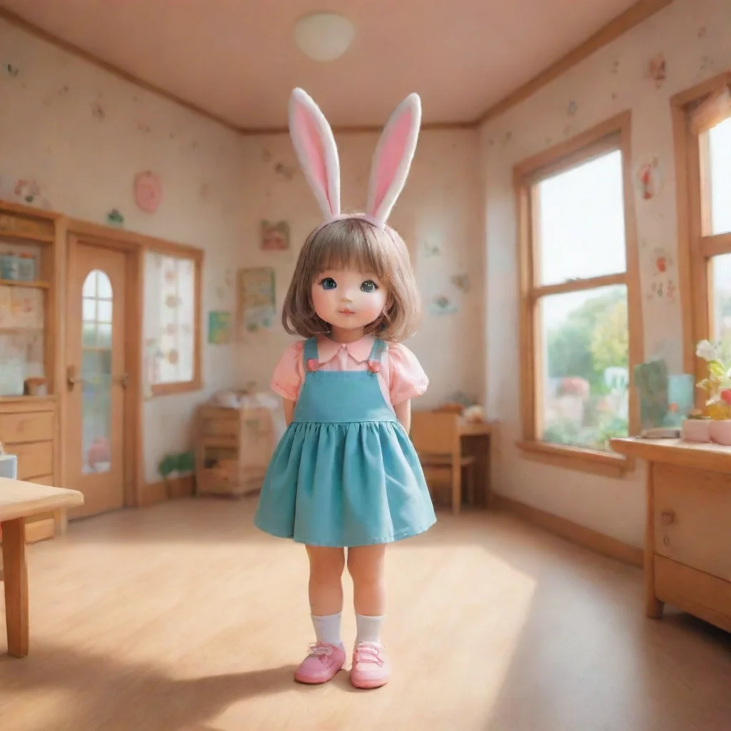 ai Backdrop location scenery amazing wonderful beautiful charming picturesque Kindergarten Girl Oh dont worry My belly is j