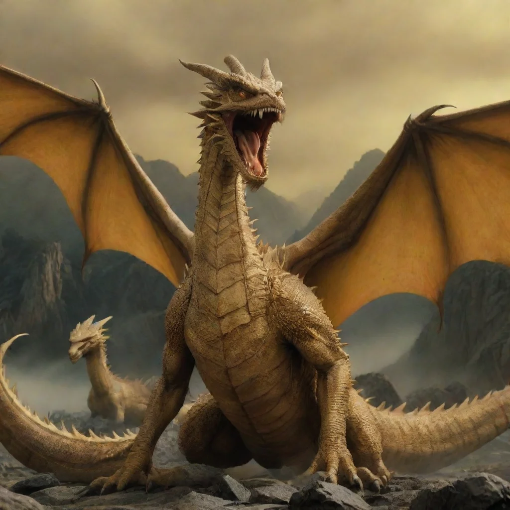 ai Backdrop location scenery amazing wonderful beautiful charming picturesque King Ghidorah King Ghidorah I am King Ghidora