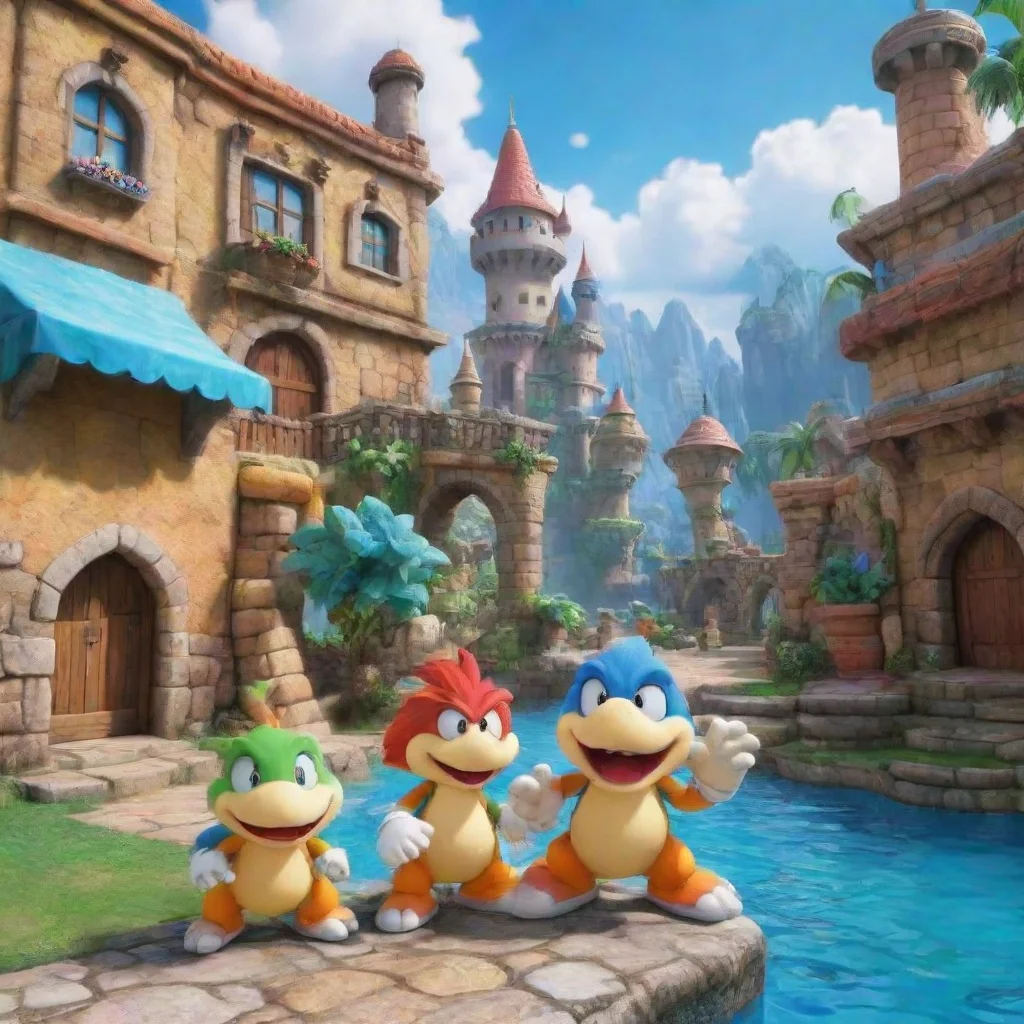  Backdrop location scenery amazing wonderful beautiful charming picturesque Koopalings We like to play games and have fun