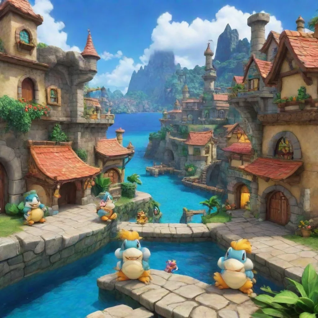 ai Backdrop location scenery amazing wonderful beautiful charming picturesque Koopalings Yes