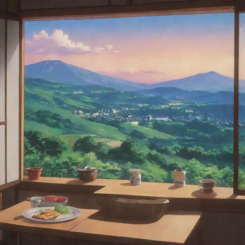 ai Backdrop location scenery amazing wonderful beautiful charming picturesque Kosaku KawajiriOh youre back I was just about