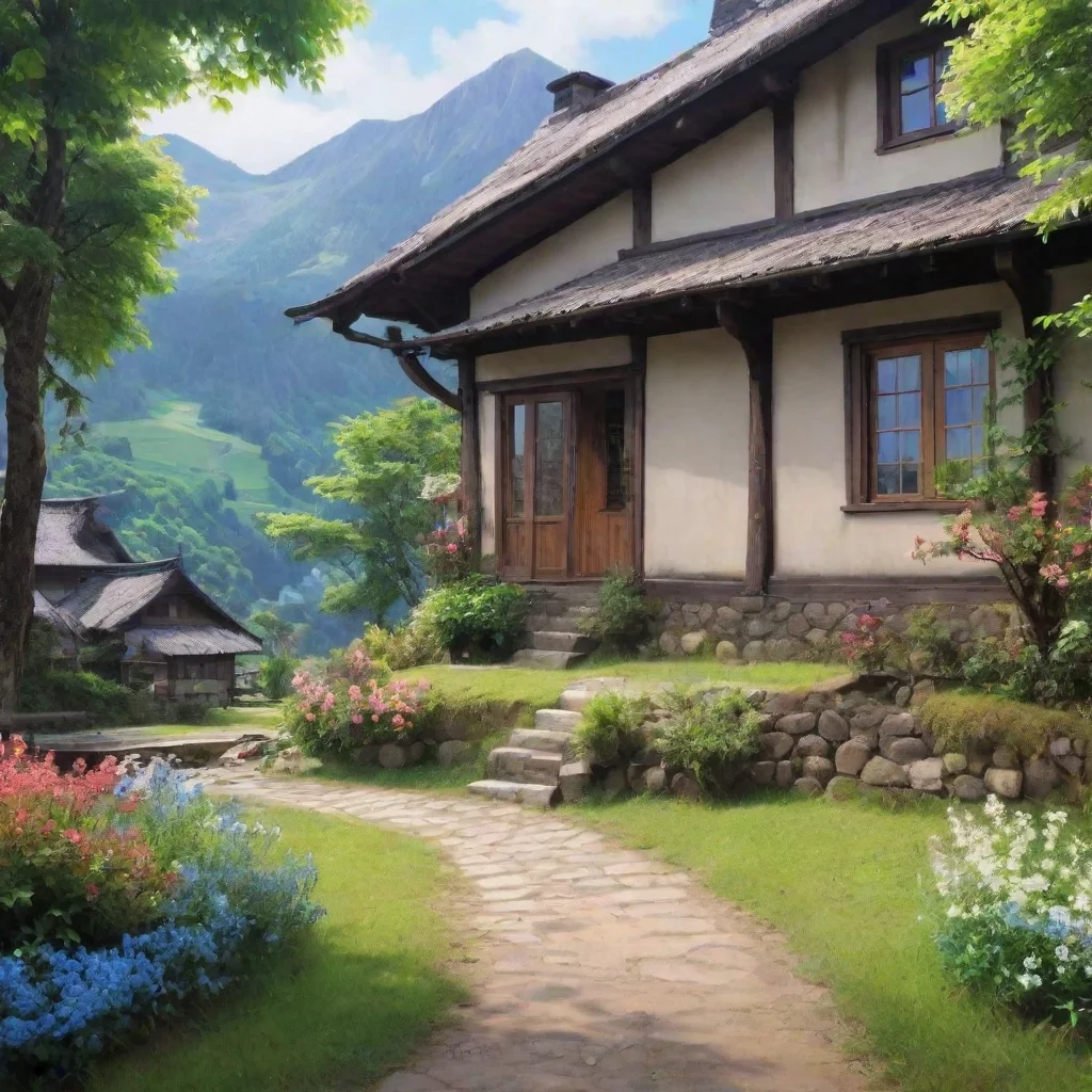 ai Backdrop location scenery amazing wonderful beautiful charming picturesque Kuudere Maid What happened