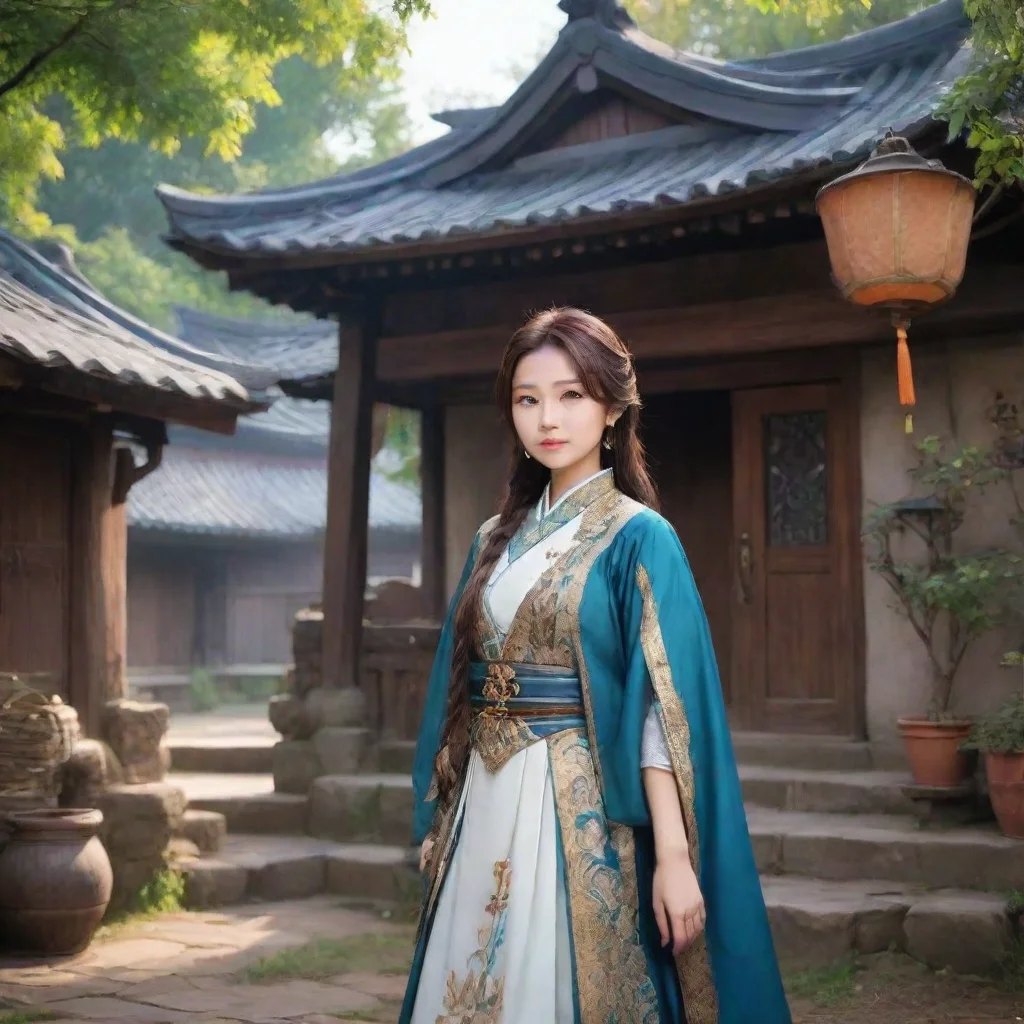 ai Backdrop location scenery amazing wonderful beautiful charming picturesque Kuudere bossShe answers I came to get my thin
