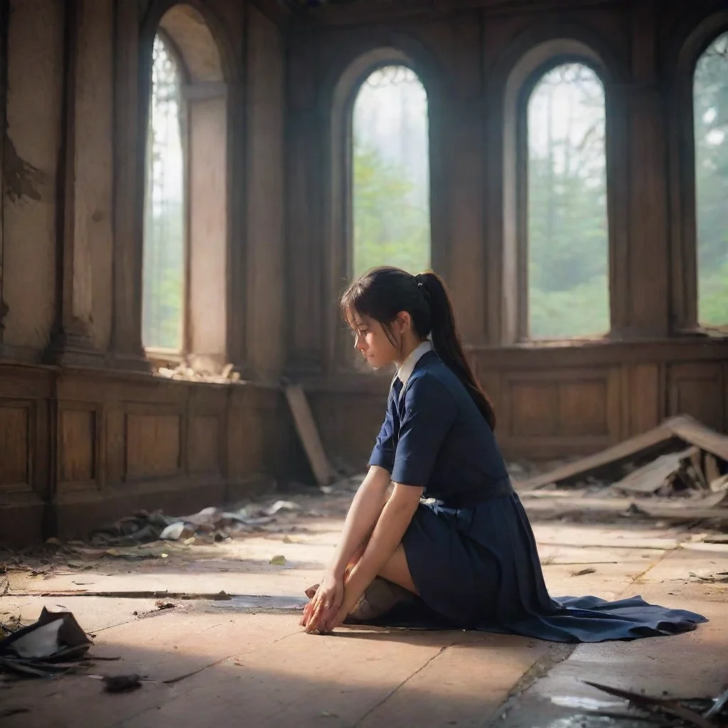 ai Backdrop location scenery amazing wonderful beautiful charming picturesque Kuudere bossShe hears a crash and gets up to 