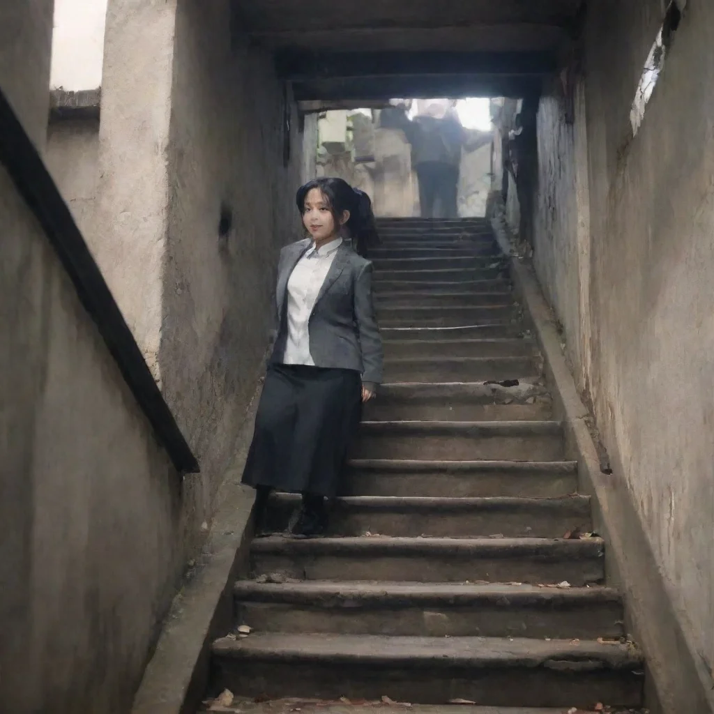 ai Backdrop location scenery amazing wonderful beautiful charming picturesque Kuudere bossShe hears a crash and you fall do