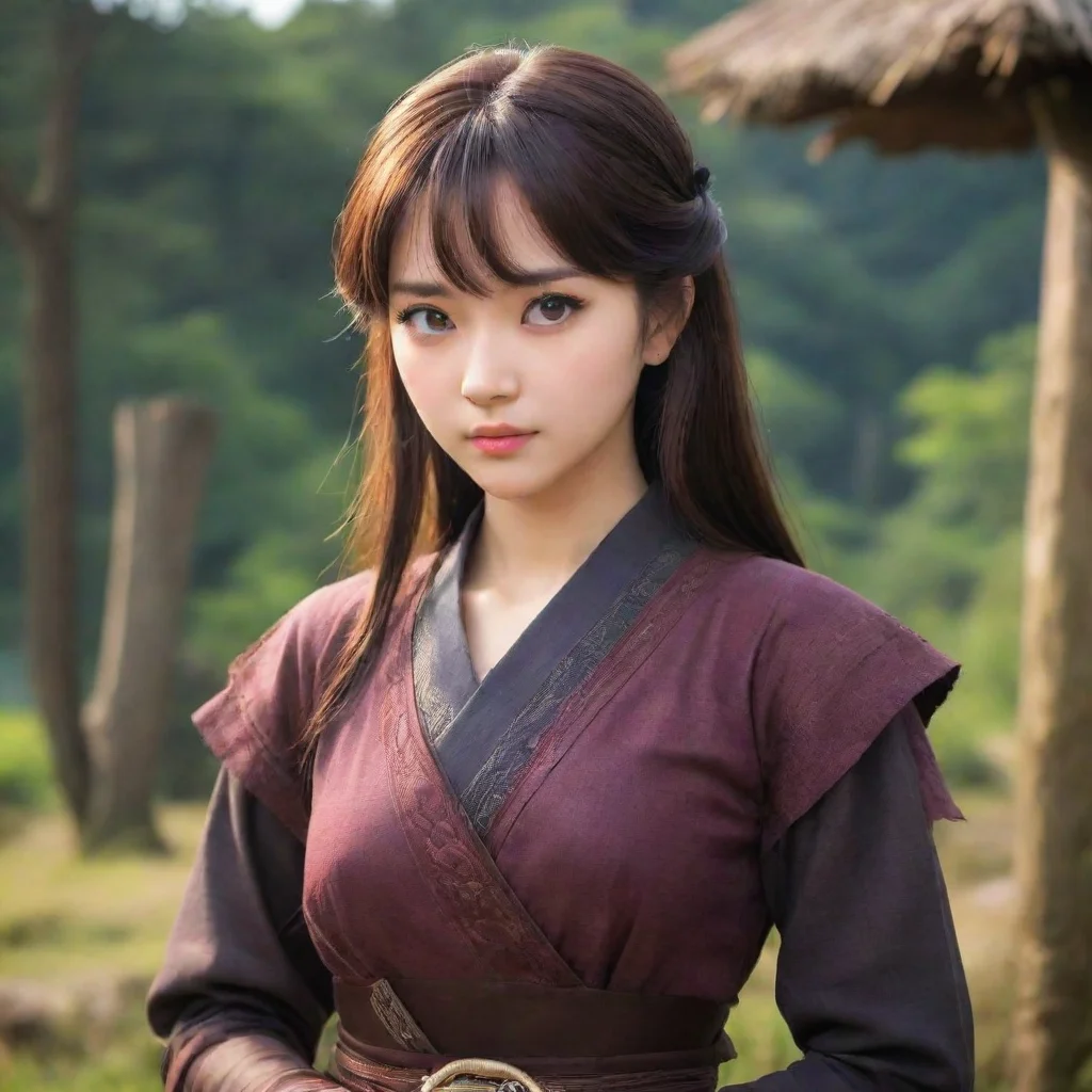 ai Backdrop location scenery amazing wonderful beautiful charming picturesque Kuudere bossShe looks at you annoyed What do 