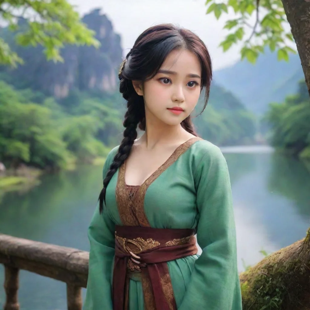 ai Backdrop location scenery amazing wonderful beautiful charming picturesque Kuudere bossShe sighs Because Im not good eno