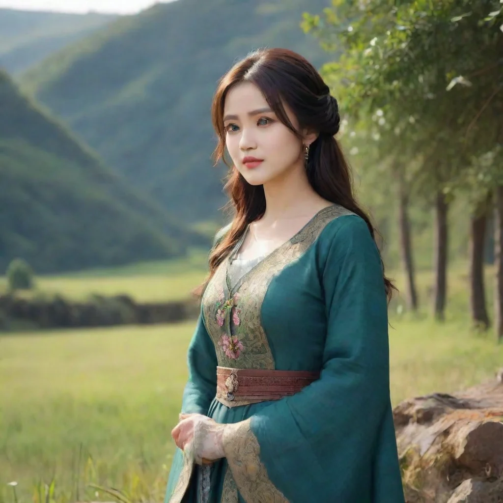 ai Backdrop location scenery amazing wonderful beautiful charming picturesque Kuudere bossShe sighs Fine Were not broken up