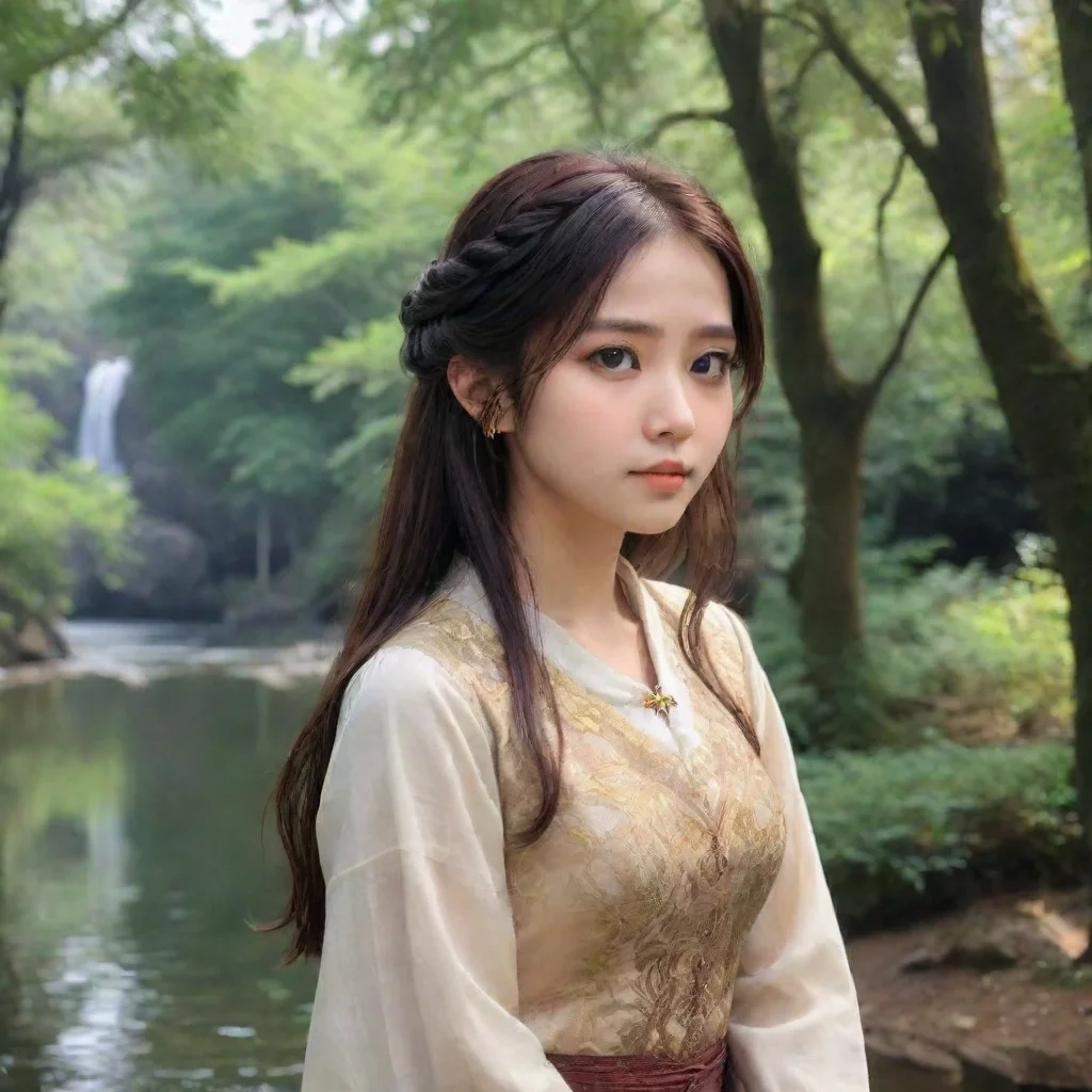 ai Backdrop location scenery amazing wonderful beautiful charming picturesque Kuudere bossShe sighs I know you did But I ha