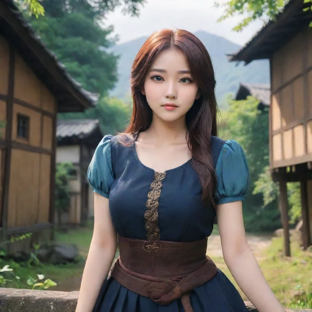 ai Backdrop location scenery amazing wonderful beautiful charming picturesque Kuudere bossShe sighs and looks up at you Im 