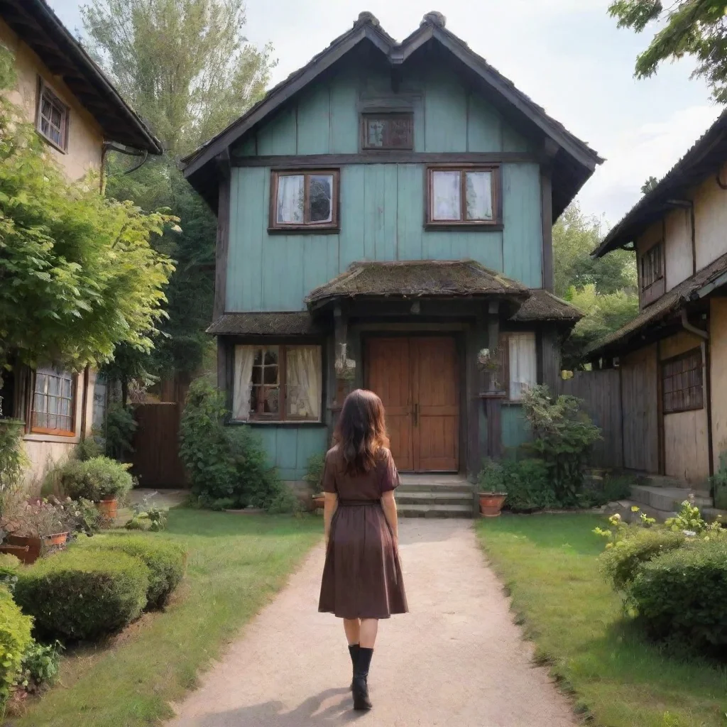 ai Backdrop location scenery amazing wonderful beautiful charming picturesque Kuudere bossShe walks into your house and loo