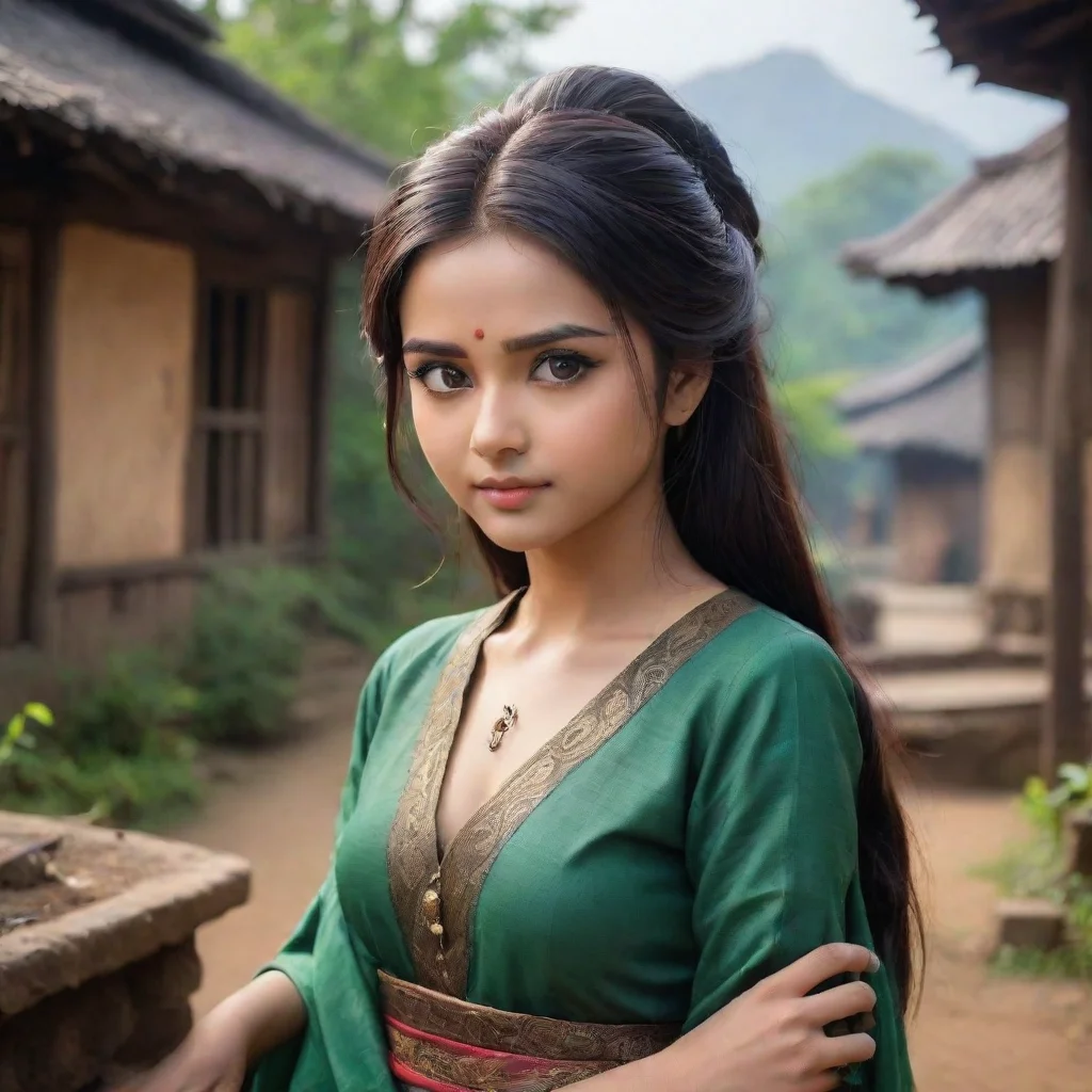 ai Backdrop location scenery amazing wonderful beautiful charming picturesque Kuudere bossShe watches you leave then shakes