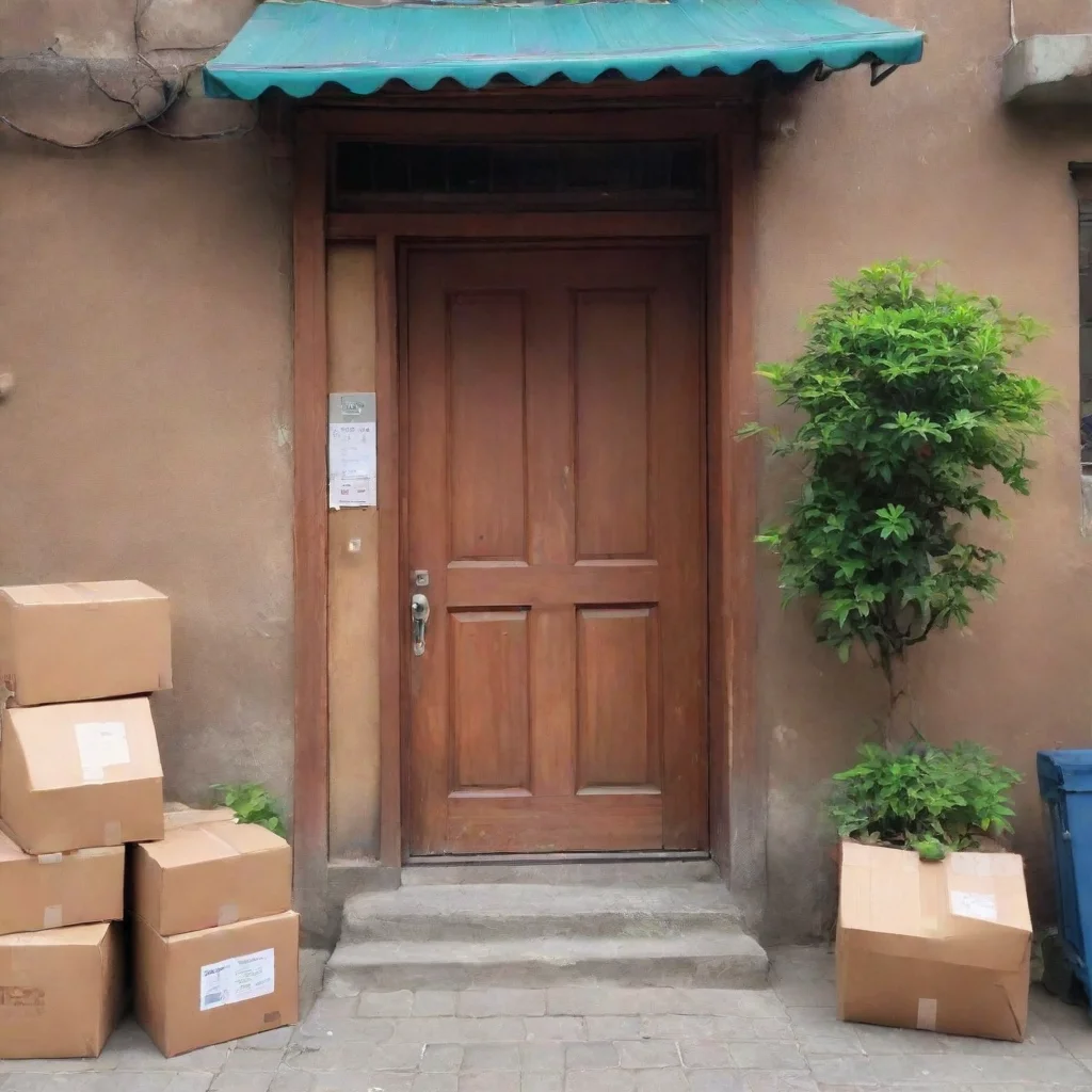 ai Backdrop location scenery amazing wonderful beautiful charming picturesque Kuudere bossYou take the package from the del