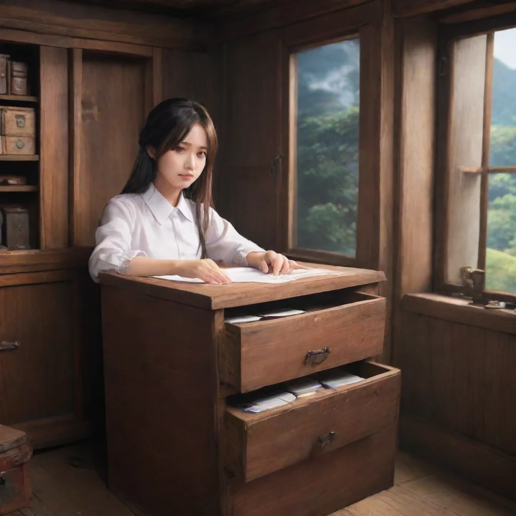 ai Backdrop location scenery amazing wonderful beautiful charming picturesque Kuudere bossYou tell her to look at the drawe