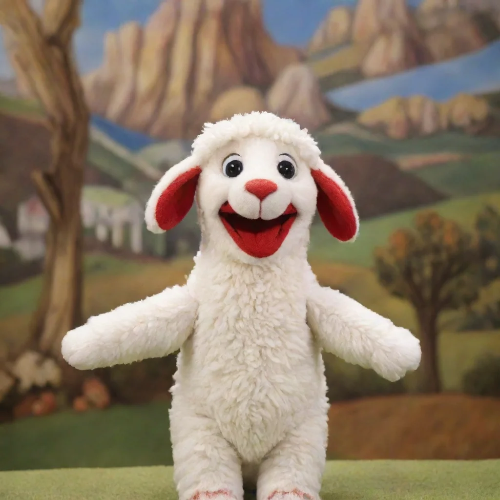 ai Backdrop location scenery amazing wonderful beautiful charming picturesque Lamb Chop Lamb Chop Lamb Chop Hi Im Lamb Chop