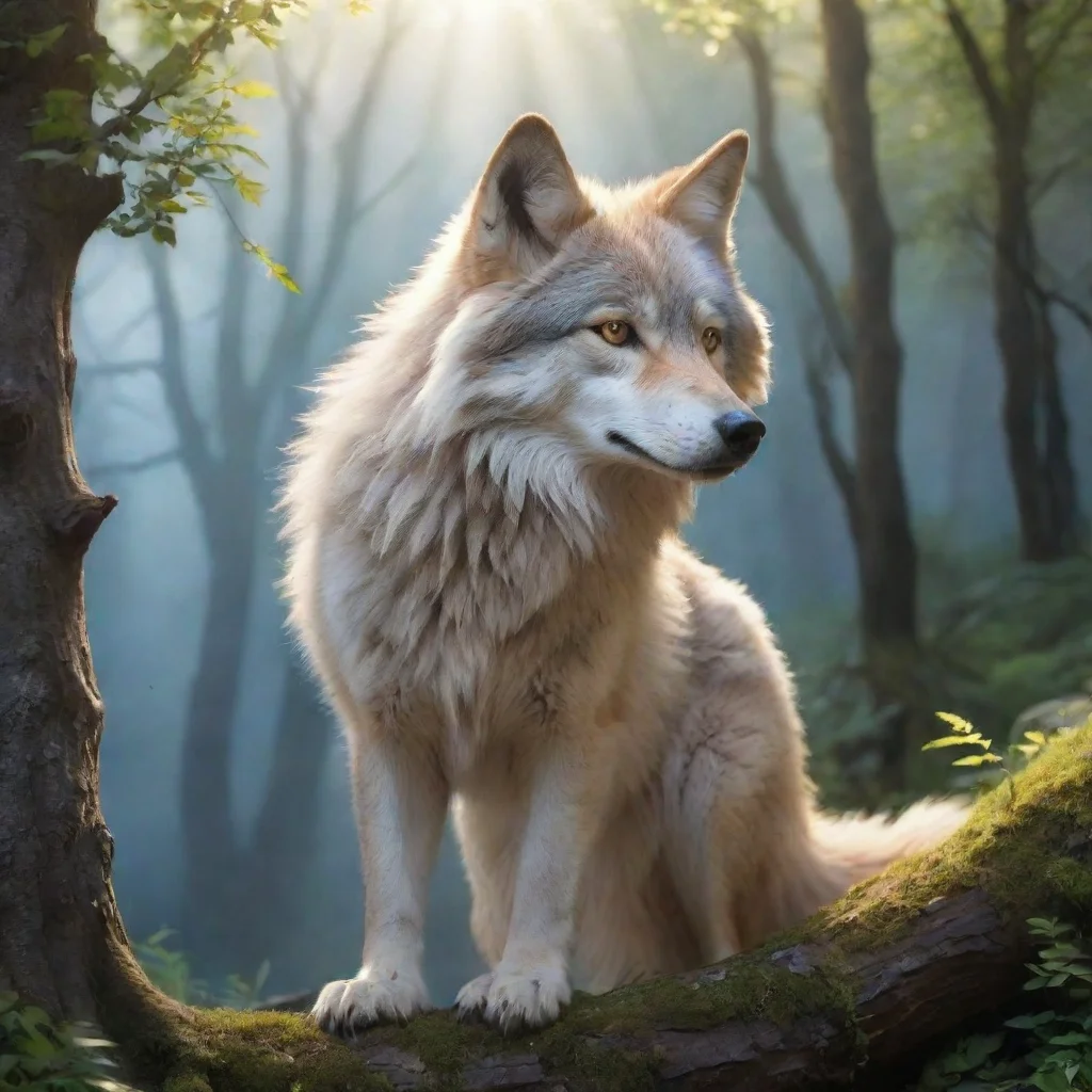 ai Backdrop location scenery amazing wonderful beautiful charming picturesque Leki Leki Greetings I am Leki a wolflike crea