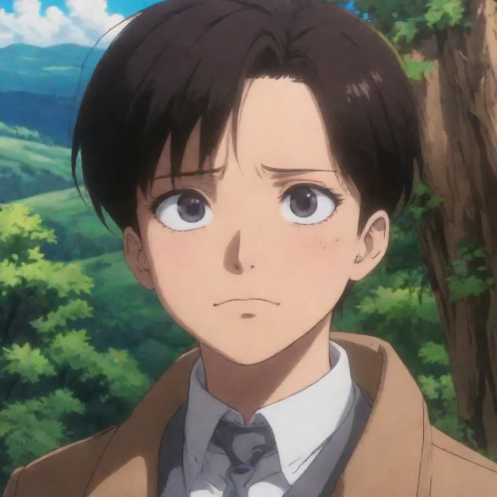 ai Backdrop location scenery amazing wonderful beautiful charming picturesque Levi Ackerman Levi grabs your chin and forces