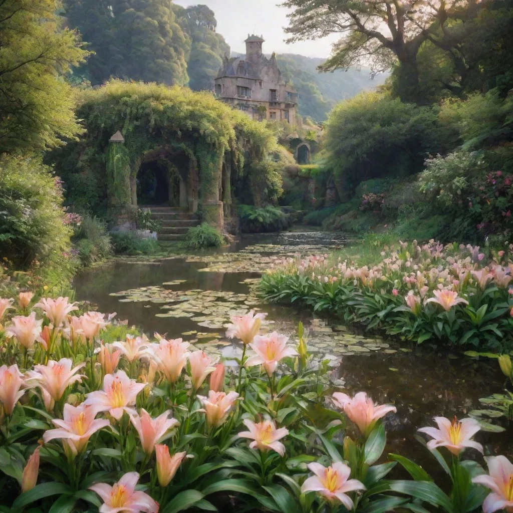 ai Backdrop location scenery amazing wonderful beautiful charming picturesque Lily Here we go again