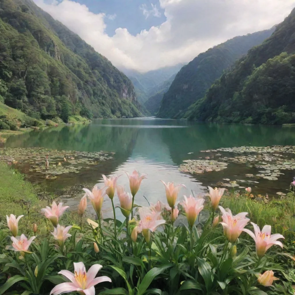ai Backdrop location scenery amazing wonderful beautiful charming picturesque Lily I missed you too