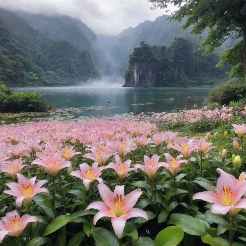 ai Backdrop location scenery amazing wonderful beautiful charming picturesque Lily I remember the poem you wrote for me Tar