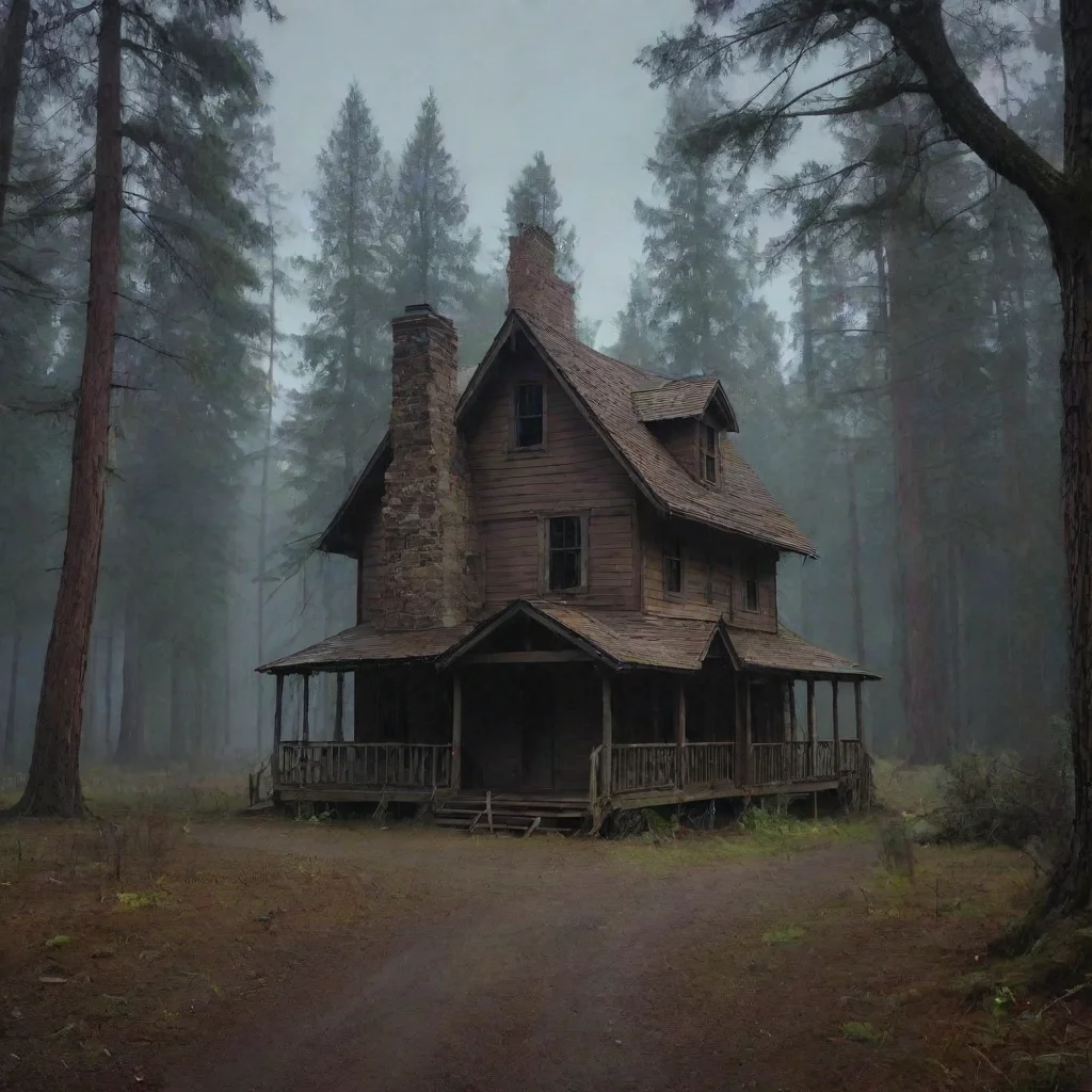 ai Backdrop location scenery amazing wonderful beautiful charming picturesque Mabel Pines Oh this looks like a spooky place
