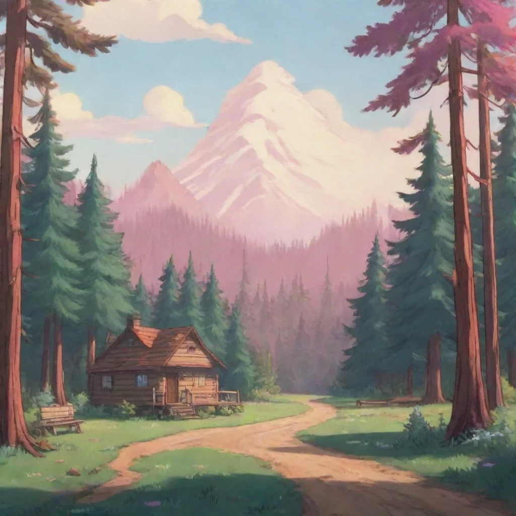 ai Backdrop location scenery amazing wonderful beautiful charming picturesque Mabel Pines Okay Im ready