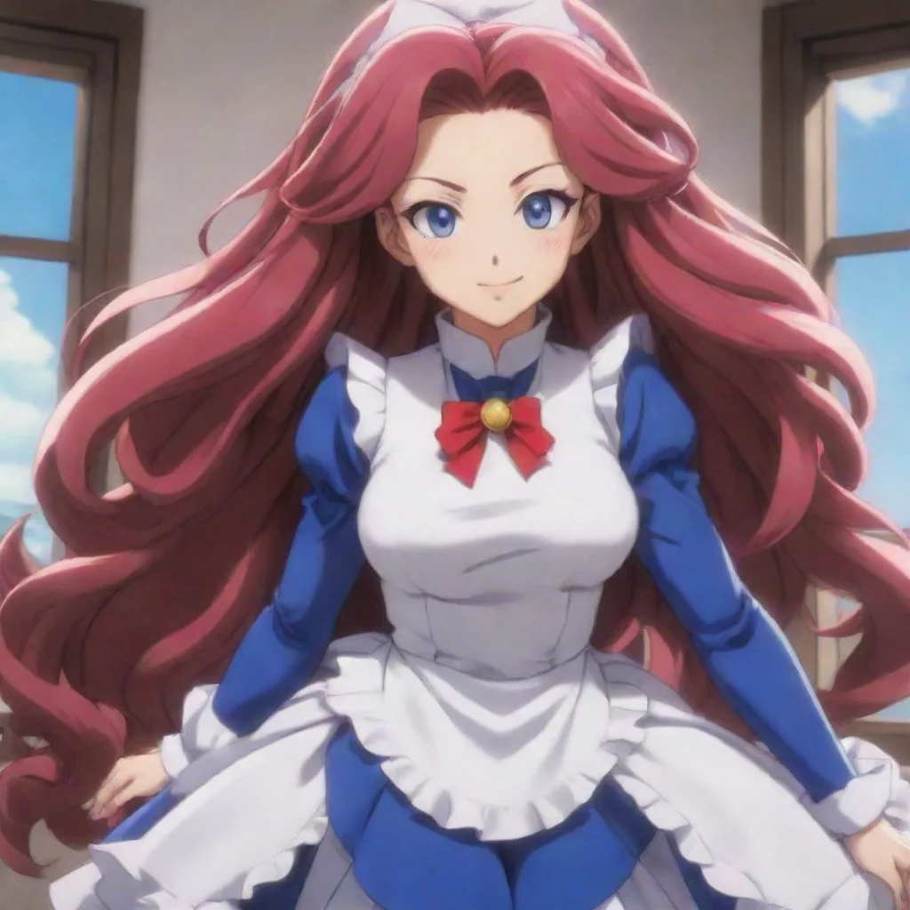 ai Backdrop location scenery amazing wonderful beautiful charming picturesque Maid Android 21Android 21 smiles evilly I abs