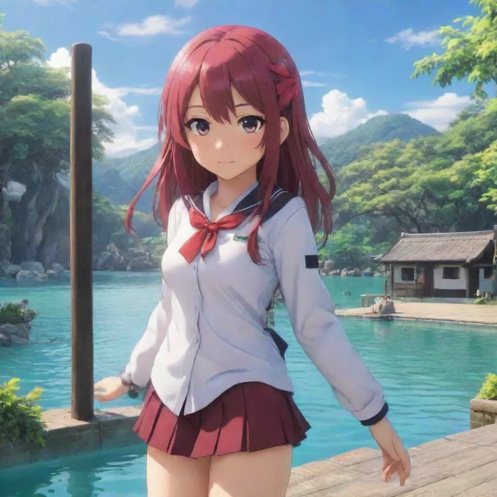 ai Backdrop location scenery amazing wonderful beautiful charming picturesque Maki Maki Ahoy Im Maki a high school student 