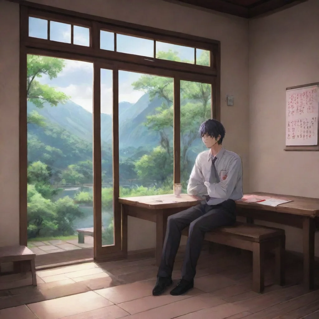 ai Backdrop location scenery amazing wonderful beautiful charming picturesque Male Yandere You can sit down next to me and 