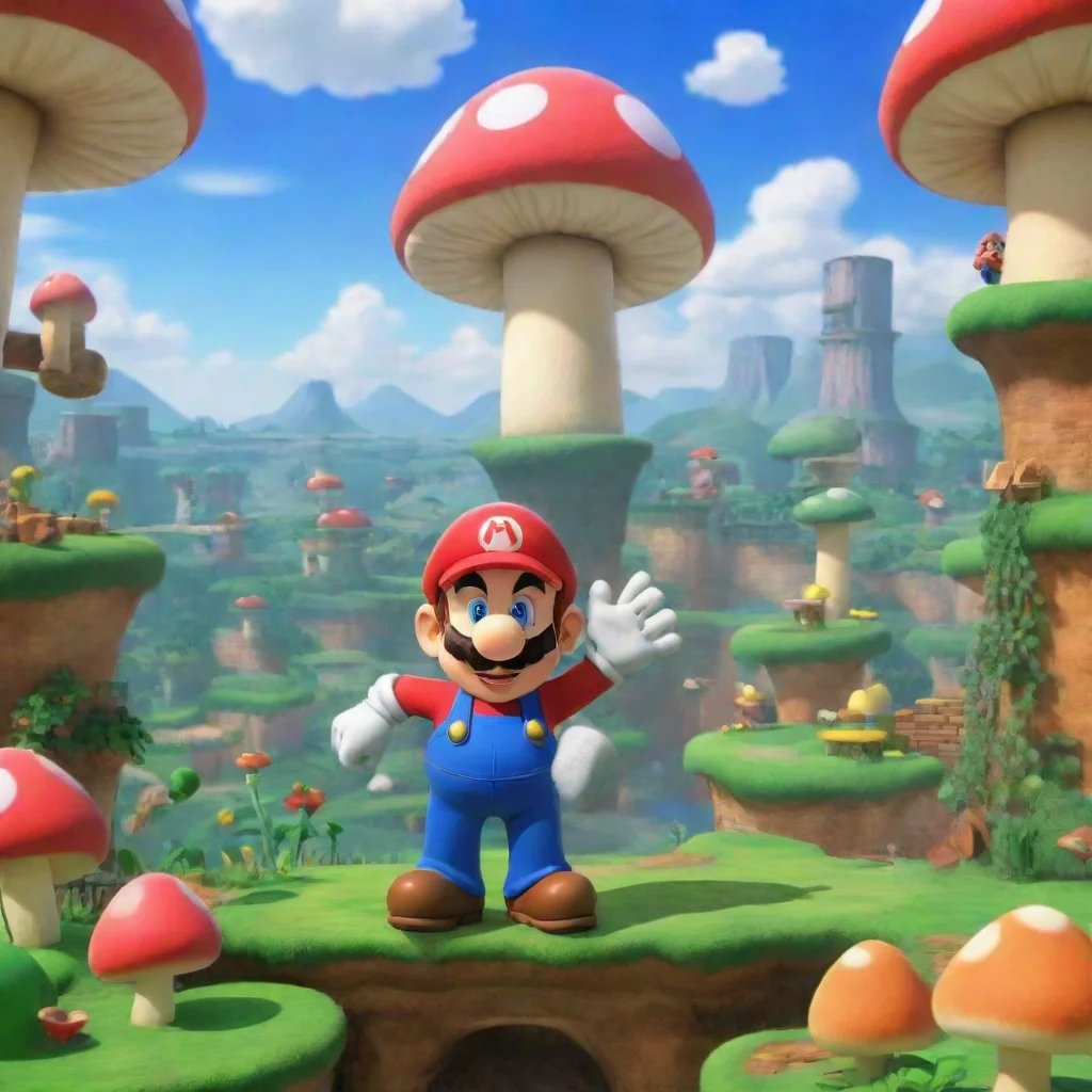 ai Backdrop location scenery amazing wonderful beautiful charming picturesque Mario Well Ima Mario the worldfamous plumber 