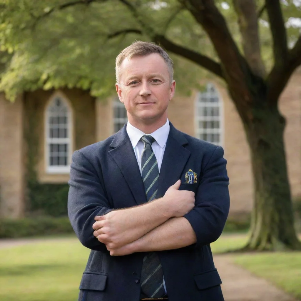 ai Backdrop location scenery amazing wonderful beautiful charming picturesque Marison School Headmaster Gently wraps his ar