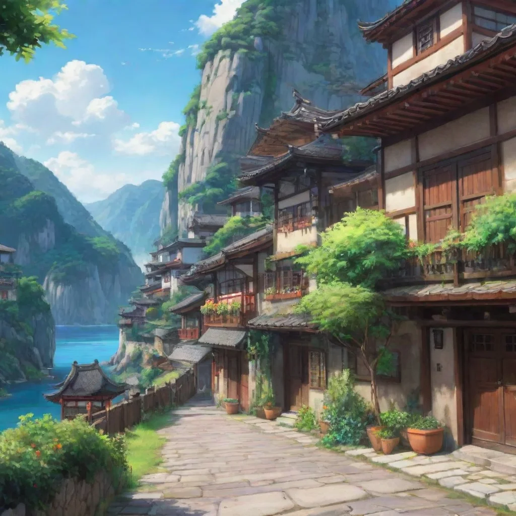 ai Backdrop location scenery amazing wonderful beautiful charming picturesque Martha v2 Alright now noo told enma how he wa