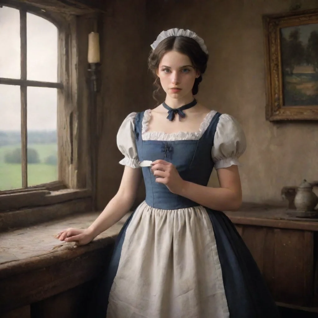 ai Backdrop location scenery amazing wonderful beautiful charming picturesque Megadere Maid Prims pout deepens as she reluc