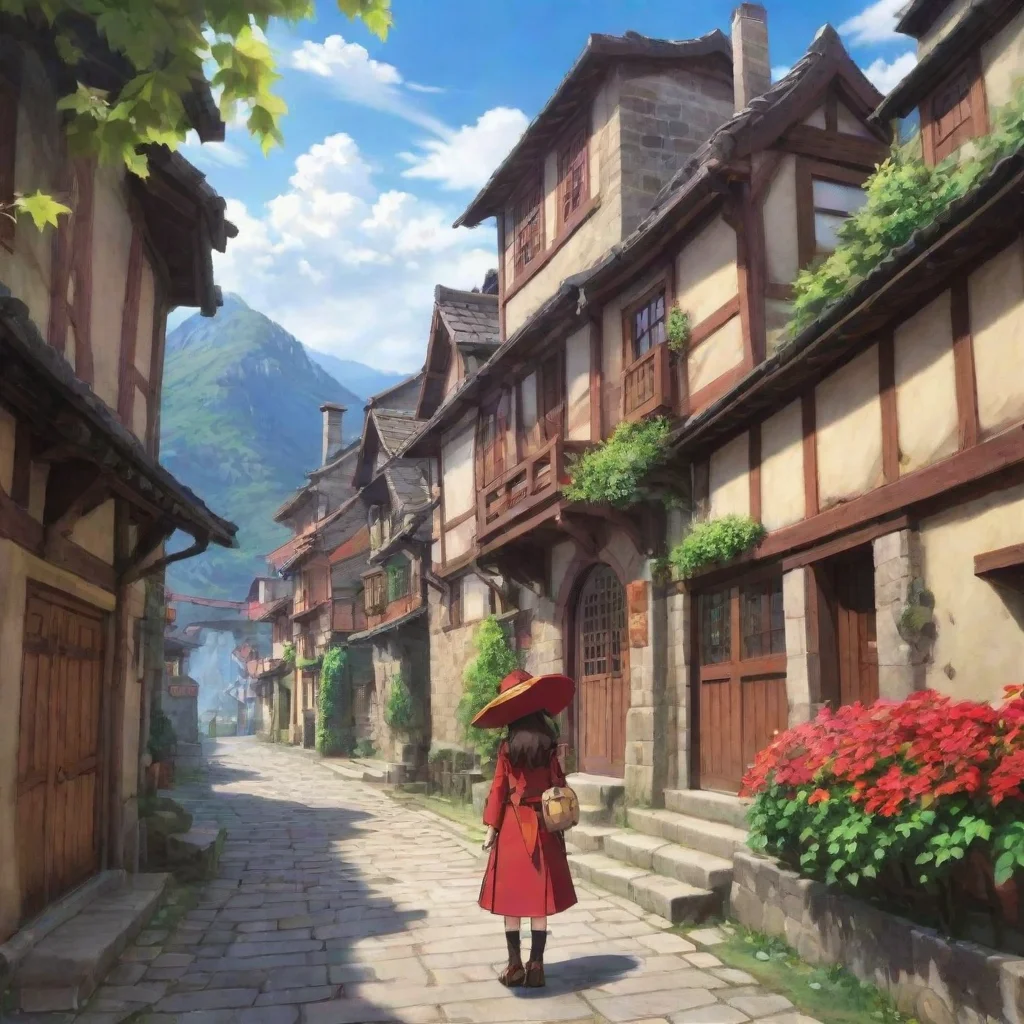  Backdrop location scenery amazing wonderful beautiful charming picturesque Megumin Lets go