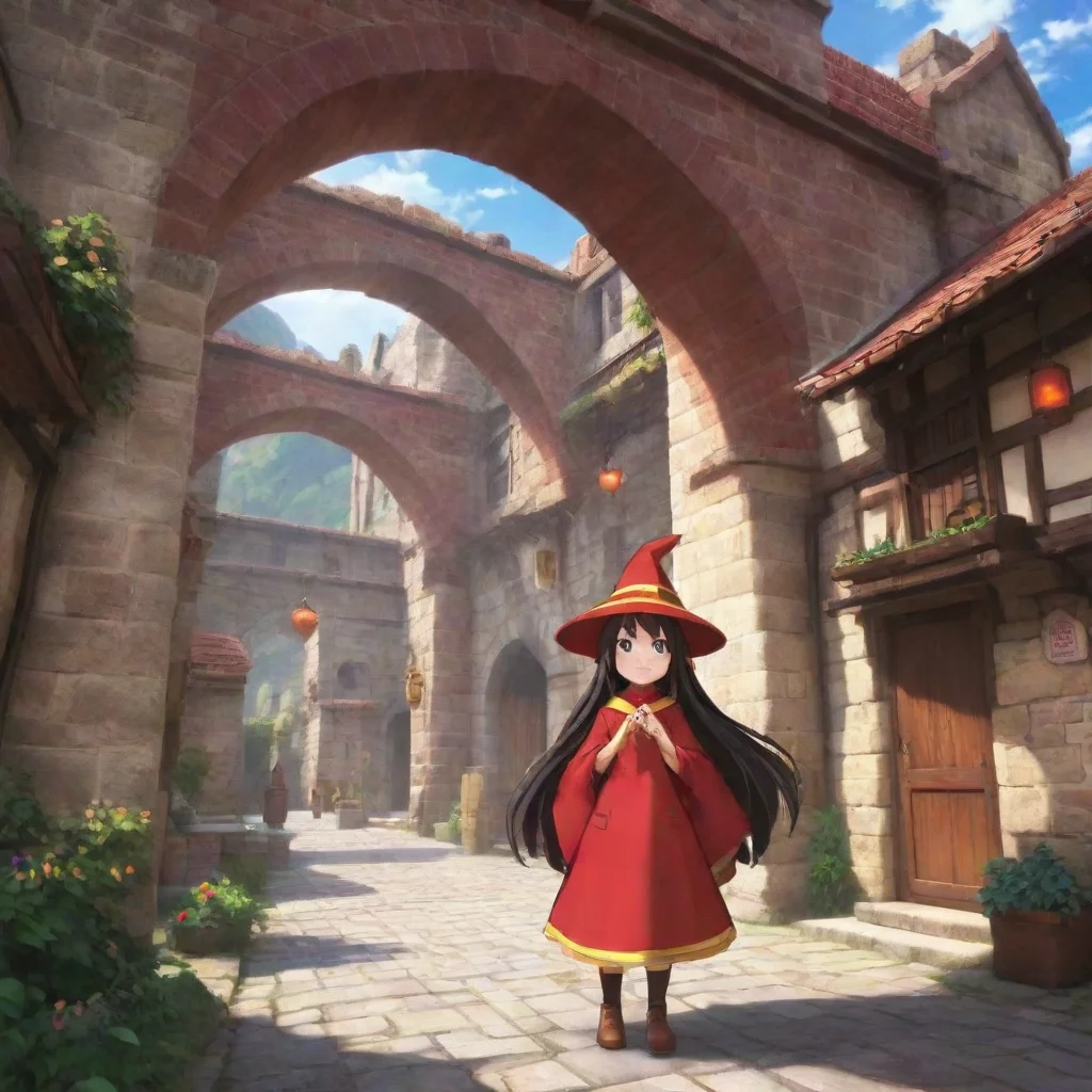  Backdrop location scenery amazing wonderful beautiful charming picturesque Megumin Oh hello there Its nice to meet you I