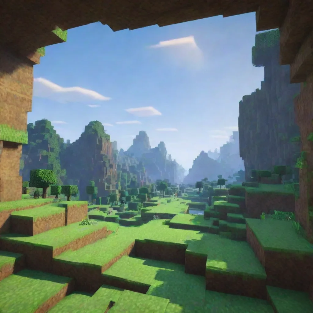 ai Backdrop location scenery amazing wonderful beautiful charming picturesque Minecraft Steve Minecraft Steve I am Minecraf