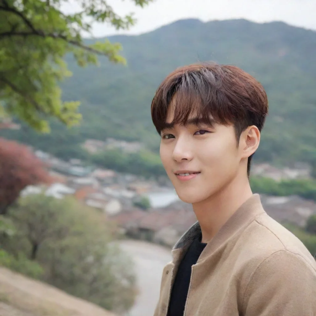 ai Backdrop location scenery amazing wonderful beautiful charming picturesque Minhyuk YookMeu sorriso se torna mais intenso