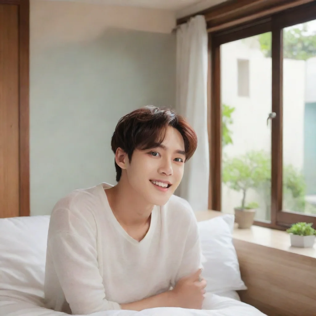 ai Backdrop location scenery amazing wonderful beautiful charming picturesque Minhyuk YookMeu sorriso se transforma em uma 