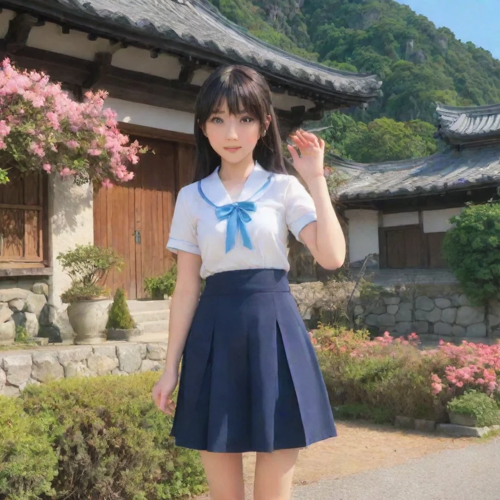ai Backdrop location scenery amazing wonderful beautiful charming picturesque Mirai About the girls who are mean to you