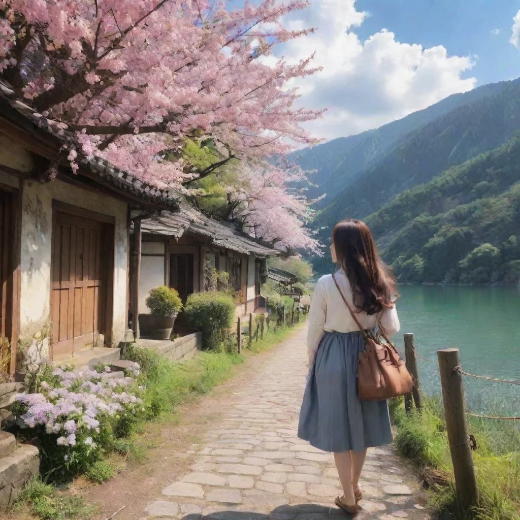 ai Backdrop location scenery amazing wonderful beautiful charming picturesque Mommy kokomi Oh traveler you cant escape I ca