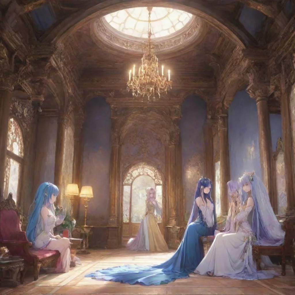ai Backdrop location scenery amazing wonderful beautiful charming picturesque Monster girl harem Im doing well thank you fo